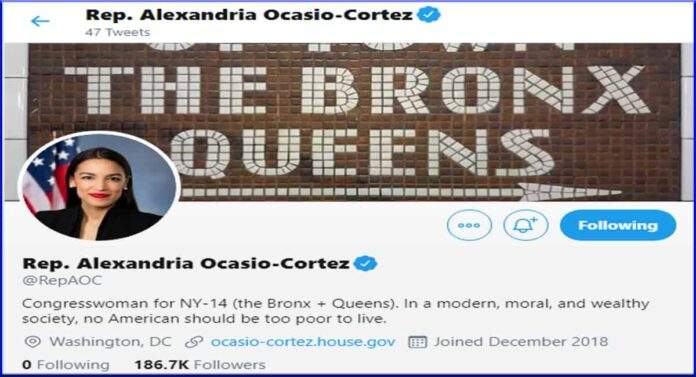 Rep AOC on twitter