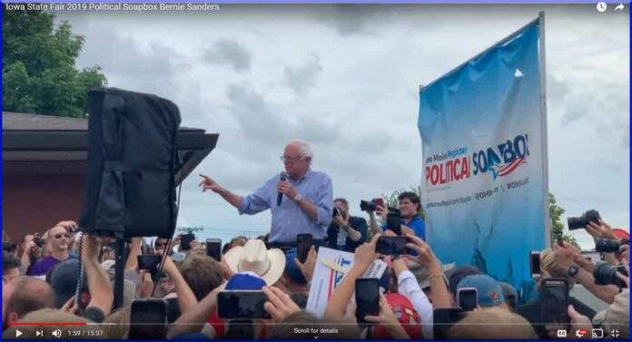 Bernie Sanders Iowa State Fair 2019