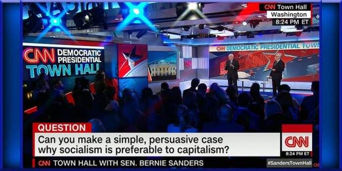 Bernie Sanders CNN Town Hall February 2019 audience stacked political insiders