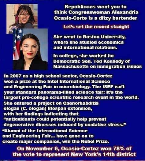 AOC is actually highly intelligent