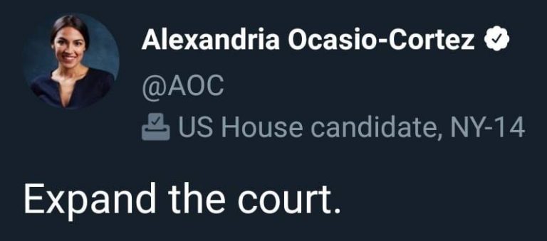 AOC: Expand the Court