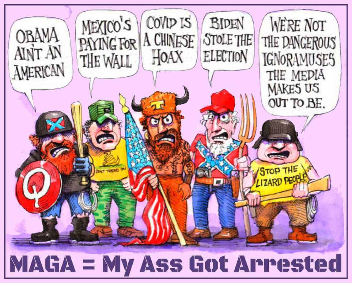 MAGA = My Ass Got Arrested 3