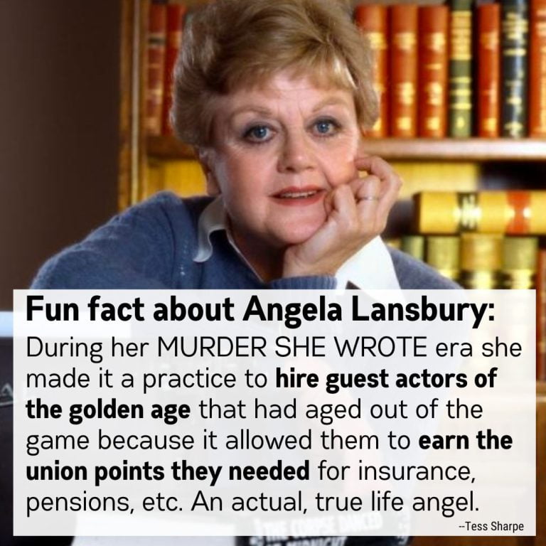 For all the Murder She Wrote… RIP Angela Lansbury.