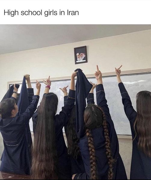 Meanwhile, in High Schools throughout Iran