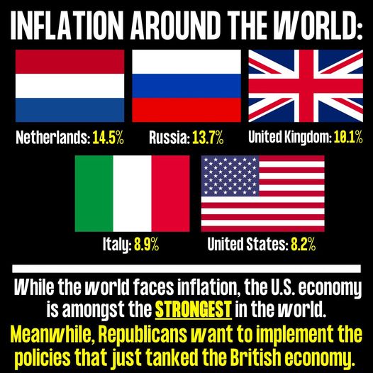 Inflation… I mean corporate greed, is affecting many countries, not just the U.S.