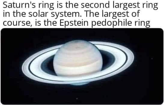 Epstein even one-upped the rings of Saturn after not killing himself.